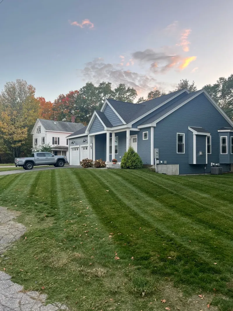 Front yard mowing